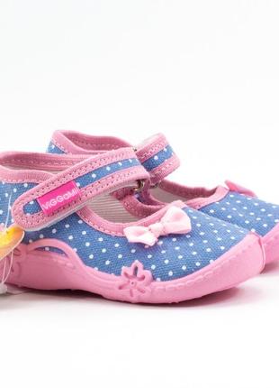 Тапочки девочки viggami agatka kropki 18 размер
