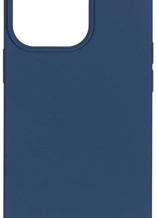 Iphone 13 pro чохол basic для apple, liquid silicone, синій — чохол на айфон 13 про