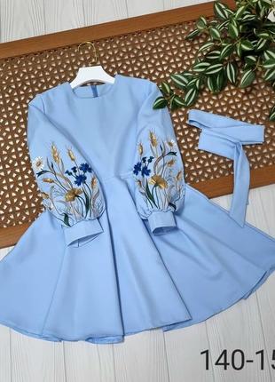 Сукня з вишивкою на дівчинку