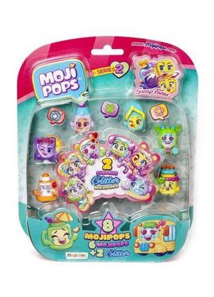 Набор фигурок "moji pops s2 – сияющий сюрприз" (8 фигурок)