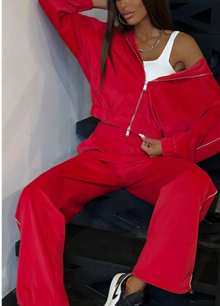 Костюм 2-ка женский велюр 42-44; 46-48; 50-52  sin1522-566aве