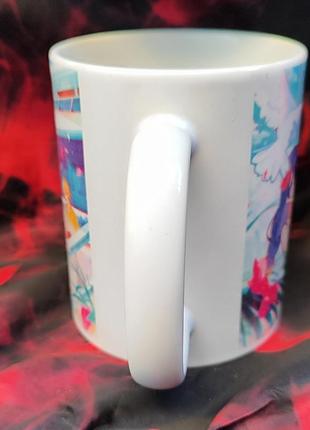 Чашка аниме genshin impact геншин импакт райден фурина обмен мавуика находа венти итер