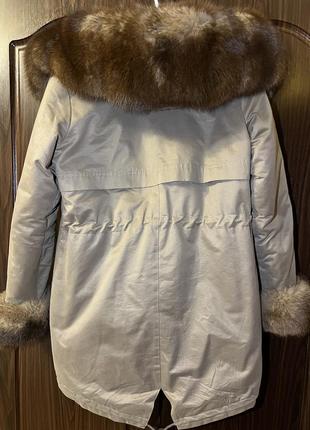 Зимова куртка з натуральним хутром