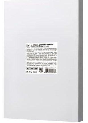 Пленка для ламинации а3 2e, глянцевое покрытие, 100 мкм, 100шт - пленка а3 297х420 мм