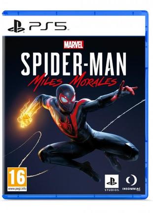 Игра marvel spider-man miles morales ps5 - человек паук майлз моралес пс5