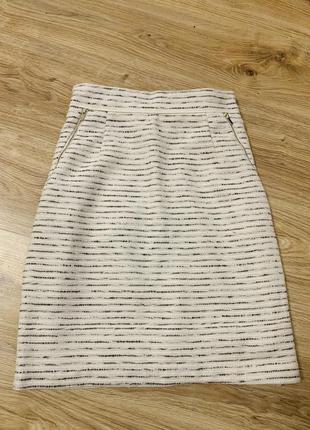 Твидовая юбочка м-л от h&m