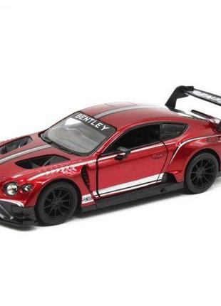 Машинка kinsmart "bentley continental gt3 concept", красная