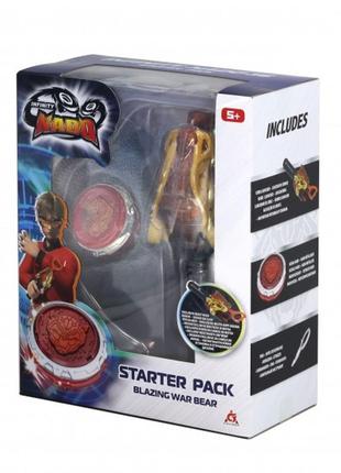 Infinity nado дзиґа vi серія starter pack blazing war bear палаючий бойовий ведмідь