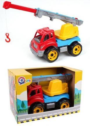 Машинка "автокран" 4555