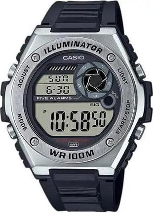 Часы casio mwd-100h-1avef. серебристый1 фото