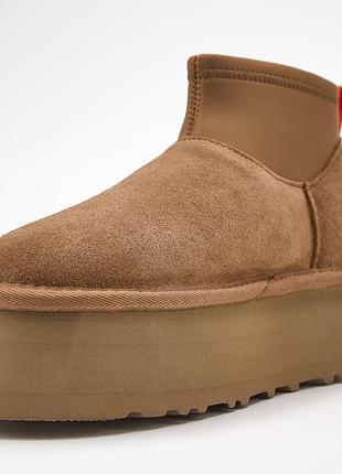 Угги угги угги ugg classic mini dipper chestnut premium