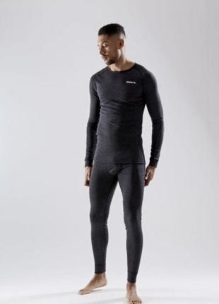 Чоловічий комплект термобілизни craft core wool merino set man