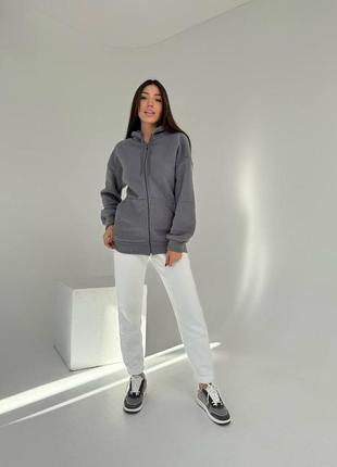 Теплая кофта зип худи