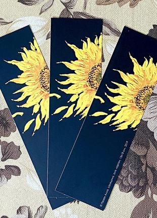 Авторські закладки для книг серія "garden black" (9 шт.)3 фото