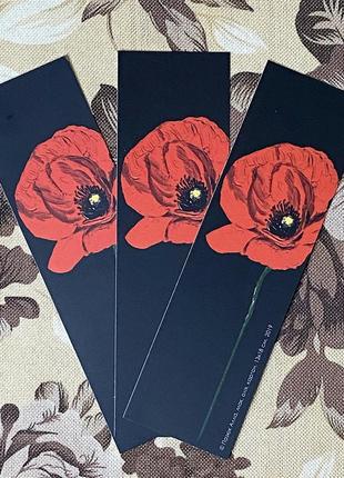 Авторські закладки для книг серія "garden black" (9 шт.)7 фото