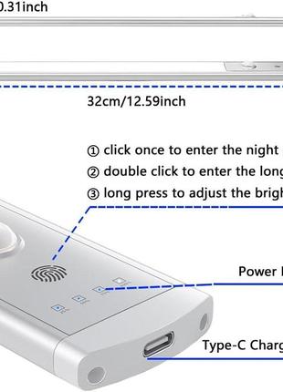 Dejaf кухонный светильник с датчиком движения свет светодиодная батарея внутренний шкаф