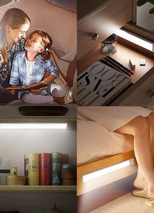 Dejaf кухонный светильник с датчиком движения свет светодиодная батарея внутренний шкаф