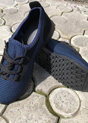 Легкі чорні кросівки сітка 40 розмір. літні текстильні кросівки сітка. модель 96621. bg-725 колір: синій
