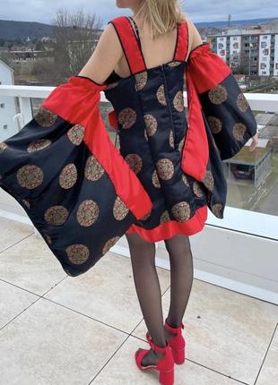 Карнавальний костюм сукня азія китаянка японка азіатка цікавий аніме кімоно3 фото