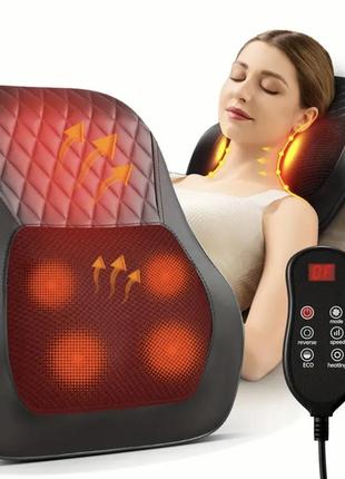 Масажна подушка для шиї, плечей, спини та ніг з підігрівом