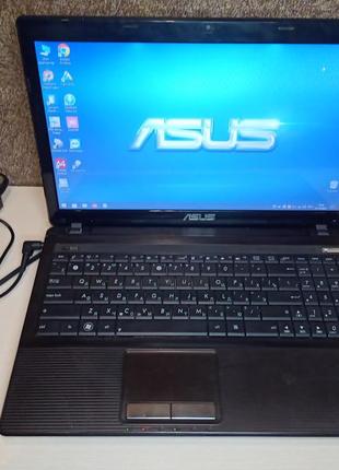 Обслугований ноутбук комп'ютер asus k53ta 4 ядра 2.3ghz 4гб hdd 1tb windows 10 pro готовий до роботи