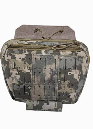 Напашник сумка 3rd gen molle laser cut для тактического снаряжения военный аксессуар для удобного исполь ve-33