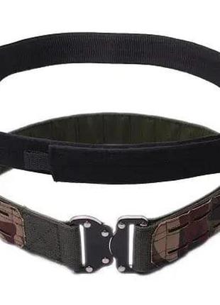 Ремень кобра mini pпс tactical с системой lazer molli мультикам разгрузочный пояс. ve-33