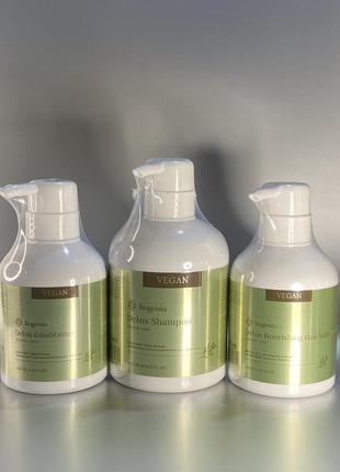 Набір для догляду за волоссям bogenia vegan detox (шампунь, кондиціонер, бальзам) №5