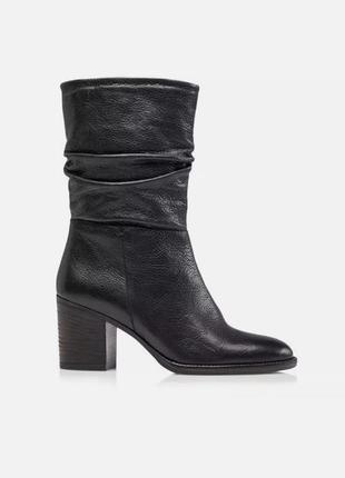Кожаные брендовые сапоги dune london rosa
