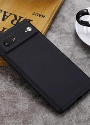 Силіконовий чохол для google pixel 9 pro xl (з мікрофіброю всередині) чорний