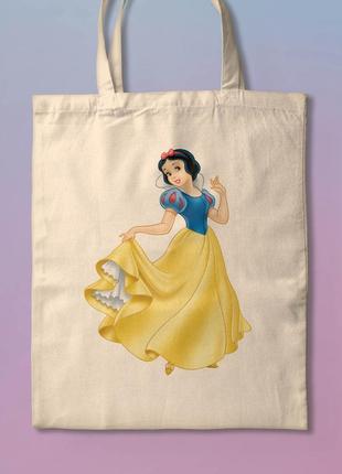 Шоппер эко-сумка с принтом мерч белоснежка