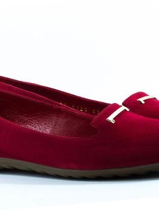 Туфлі жіночі замшеві червоні stepter 6120 36 розмір