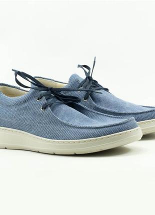 Мокасини чоловічі stepter 8181 синій 39 розмір