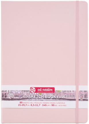 Блокнот для графіки talens art creation 140 г/м 80 л pastel pink royal talens1 фото