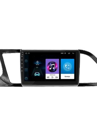 Штатная магнитола 9" lesko для seat leon iii рестайлинг 2016-2020 1/16gb/ wi-fi optima сиат шт