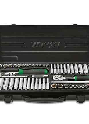 Профессиональный набор инструмента toptul 1/4" 54ед. (дюйм+метр.) gba54400