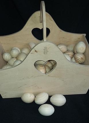 Яйцо пасхальная заготовка, дерево 3,5см