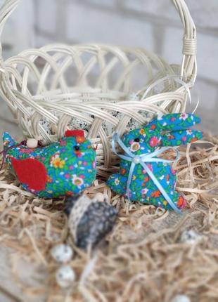 Набір пасхальний "кролик, курочка, сердечко", для віночка, для корзини, для декора,...