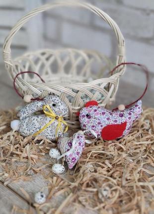 Набір пасхальний "кролик, курочка, сердечко", для віночка, для корзини, для декора,...