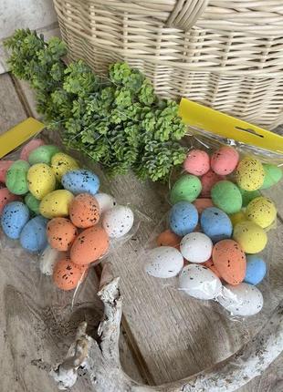 Набор яиц пенопластовых для декора, h 4 см, 24 шт\уп