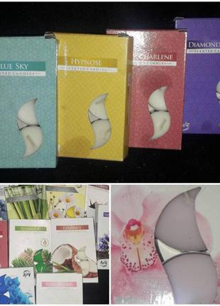 Свеча-таблетка с цветочными ароматами (польша) горит 4 часа 6 шт\уп