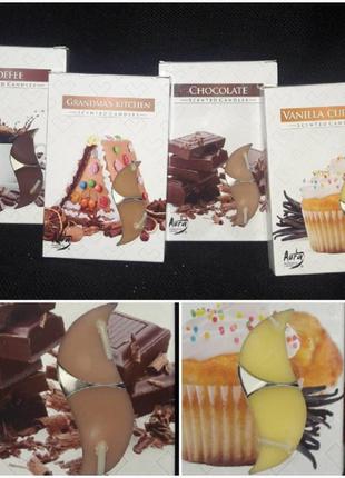 Свеча-таблетка с цветочными ароматами (польша) горит 4 часа 6 шт\уп