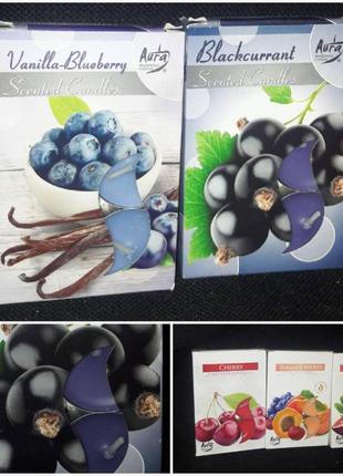 Свеча-таблетка с цветочными ароматами (польша) горит 4 часа 6 шт\уп