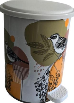 Вiдро для сміття з педаллю 12л