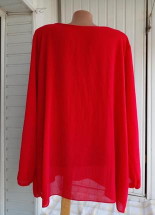 Итальянская вискозная блуза большого размера батал3 фото