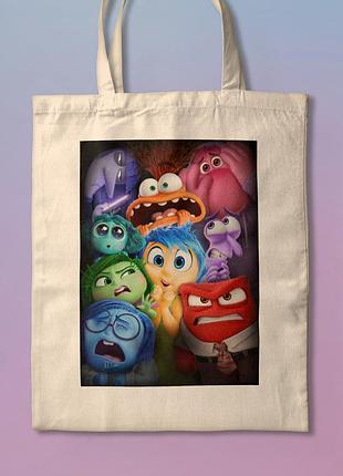 Шоппер эко-сумка с принтом мерч головоломка