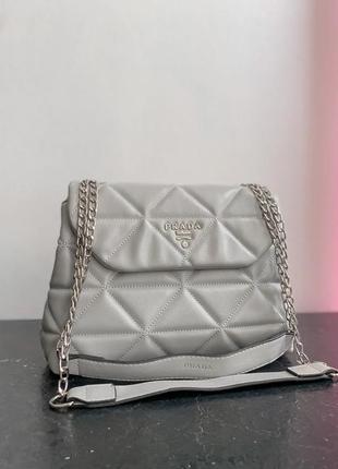 Prada grey triangle sale