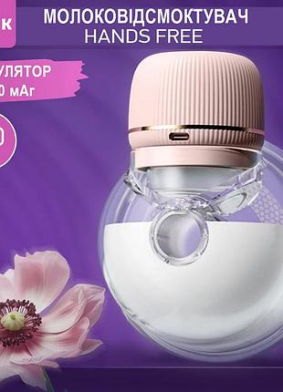 Аккумуляторный двухфазный молокоотсос lelik on-the-go с функцией массажа и стимуляцией лактации