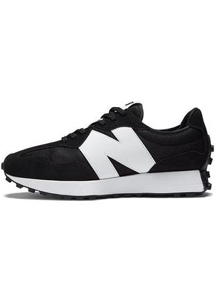 Женские кроссовки new balance 327 black white 36