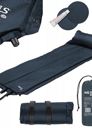 Самонадувний каремат, килимок nils camp nc4008 (57х188х2,5см) польща
